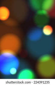 Vector abstract bokeh A4 background
