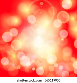 Vector abstract bokeh background.