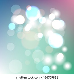 Vector abstract bokeh background  