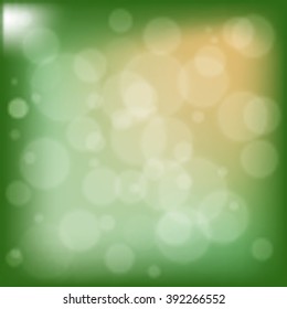Vector abstract bokeh background with defocused lights
