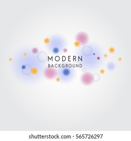 Vector abstract bokeh background,Cosmetic style,Modern design,Vector illustration