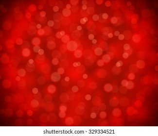 Vector abstract bokeh christmas lights background