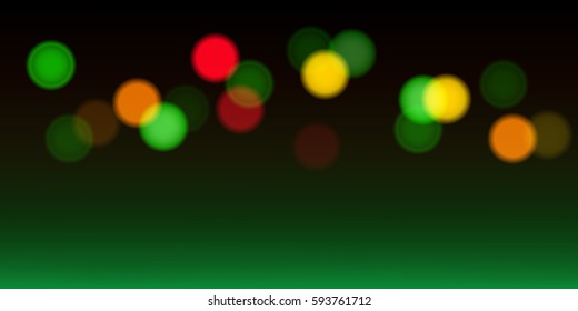 Vector abstract bokeh light background.