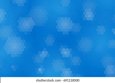 Vector abstract bokeh low poly colorful background