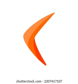 vector abstract boomerang logo template