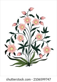 vector abstract botanical element illustration