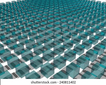 Vector abstract box background