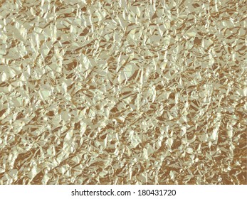 Vector abstract brass metallic foil