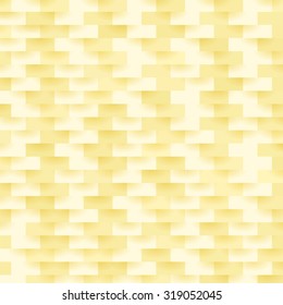 Vector Abstract Brick Yellow Background. Abstract Yellow Pattern