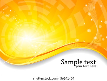 Vector abstract bright background; clip-art