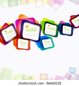 Vector abstract bright colorful background.