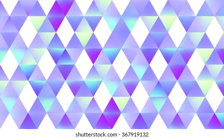 Vector abstract bright green background. Quads. Cyan triangles. Wallpaper. Vintage. Stripe. Pattern. Horizontal pattern. Yellow triangle. Modern. Acid.. White. Purple. Blue. Magenta.