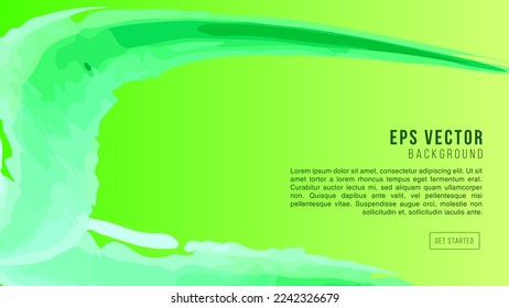 fondo de color de agua de gradiente amarillo, verde claro y abstracto vectorial para tu diseño tarjetas de bienvenida e invitaciones de boda, cumpleaños, día materno y otras vacaciones estacionales