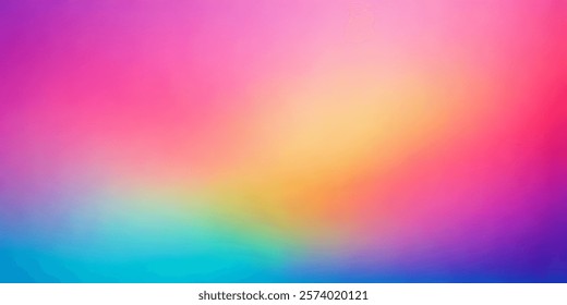 Vector abstract bright turbid blurred smooth gradient background. Violet orange pink cyan flowing textured soft wallpaper. Dense heavy grid, color mesh.