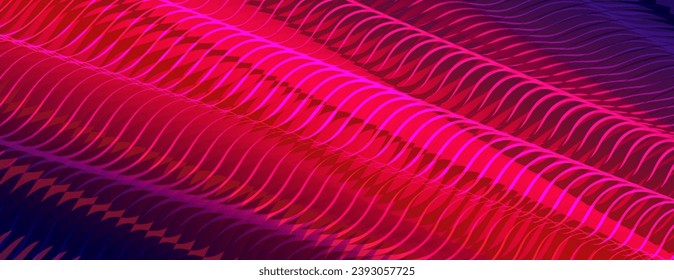 Vector abstract bright wave line gradient background. Vibrant halftone colorful maroon, plum, red purple gradient fon. Modern smooth plaid wavy back. Suit for poster, website, sale