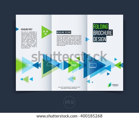 template design template design simple triangle and circle brochure simple magazine layout ideas