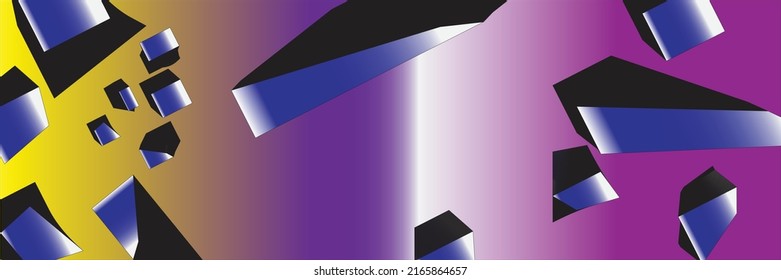 abstracto vectorial de vidrio de coche roto después de un accidente en el que el vidrio roto es agudo 