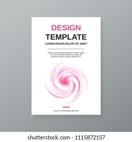 Vector abstract broshure template