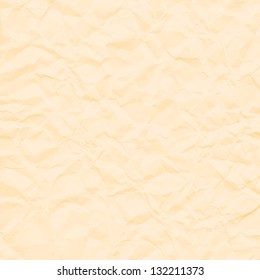 Vector abstract brown background crumpled old paper