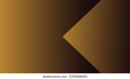 Fondo marrón abstracto de Vector con patrón de textura de luz dorada e ilustración de diseño de Plantilla de esquina en blanco