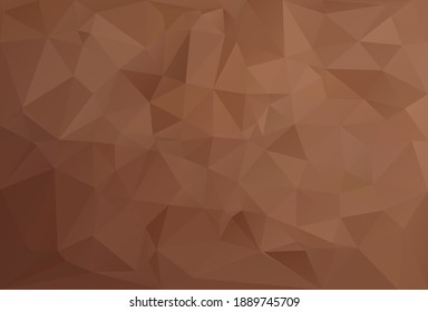 Vector abstract brown polygonal background