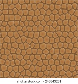 Vector abstract brown reptile leather textured background