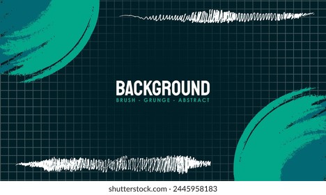 Vector Abstract Brush Grunge Background