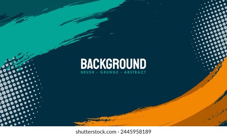 Vector Abstract Brush Grunge Background
