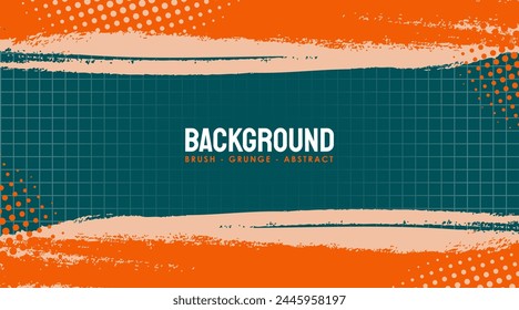 Vector Abstract Brush Grunge Background
