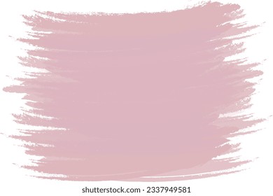 Vector Abstract pinchó el pincel en la moderna sombra rosada polvorienta con espacio Copy. Aislar. Textura de fondo