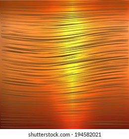 Vector abstract brushed copper metal texture background