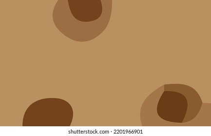 Vector abstract bubbles. Has a variety of shapes with brown color. Background design for posters and banners