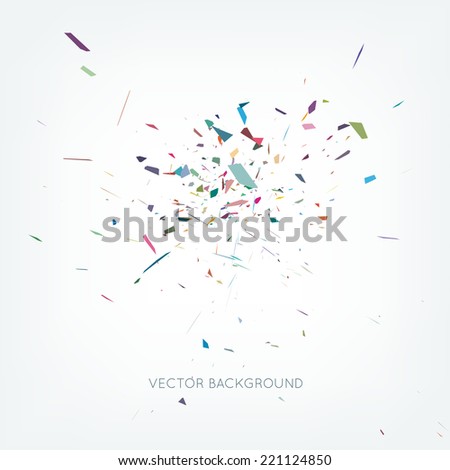 Vector Abstract Burst Background Stock Vector (Royalty Free) 221124850