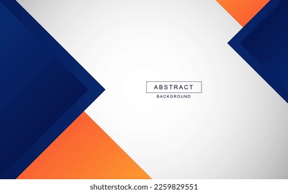 Vector abstract business background with blue style