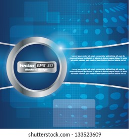 Vector abstract business background - brochure design