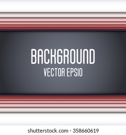 Vector abstract business background design. Square composed.
