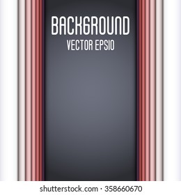 Vector abstract business background design. Square composed.