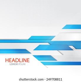 Vector abstract business background. Template brochure design