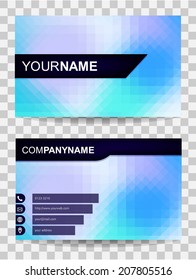 Vector Abstract Business Card