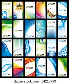 VECTOR Abstract Business Card Collection