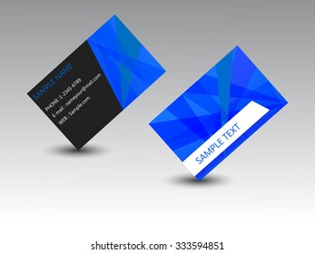 vector abstract Business card.illustration