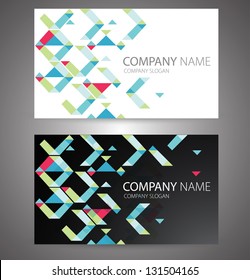 Vector abstract business cards