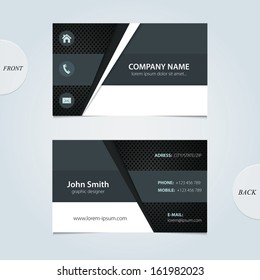 Vector abstract business cards. 