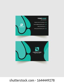Vector abstract business cards Template For Free