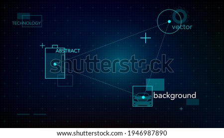 Vector abstract business design technology background.