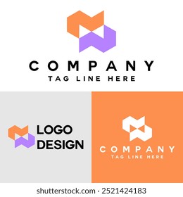 vector abstract business icon modern logo