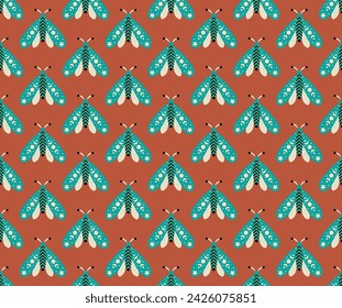 Vector Abstract Butterfly Star Seamless Pattern Design Funny Collage Butterfly Collection Summer Insect Pattern Fabric Or Wallpaper Shirt Textile Print Dress Skirt Kids Print Design