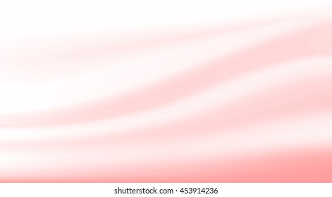 Vector abstract calm red waves background. White lines backdrop.