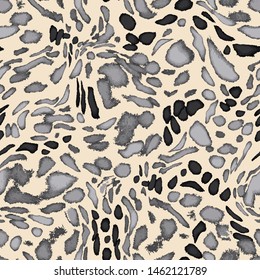 Vector abstract camouflage seamless pattern repeat background