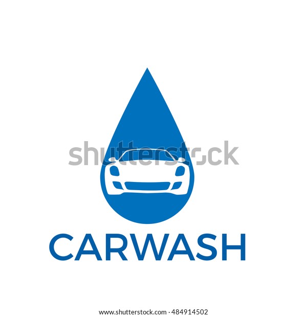 Vector abstract car and\
soap, carwash